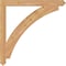 Ekena Millwork Thorton Arts & Crafts Smooth Bracket, Western Red Cedar, 3 1/2"W x 40"D x 40"H BKT04X40X40THR03SWR - alternate 3